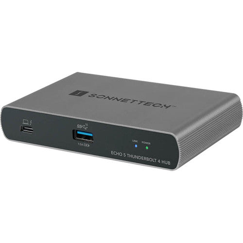 Sonnet Echo 5 Thunderbolt 4 Hub - Four Thunderbolt 4 Ports, USB 3.2 and 8K Display Support Sonnet Echo 5 Thunderbolt 4 Hub - Four Thunderbolt 4 Ports, USB 3.2 and 8K Display Support